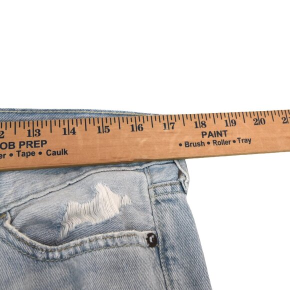 Abercrombie & Fitch Distressed Jeans W29 Light Wash Ripped Y2K Cali Surfer 2010s - Picture 7 of 9